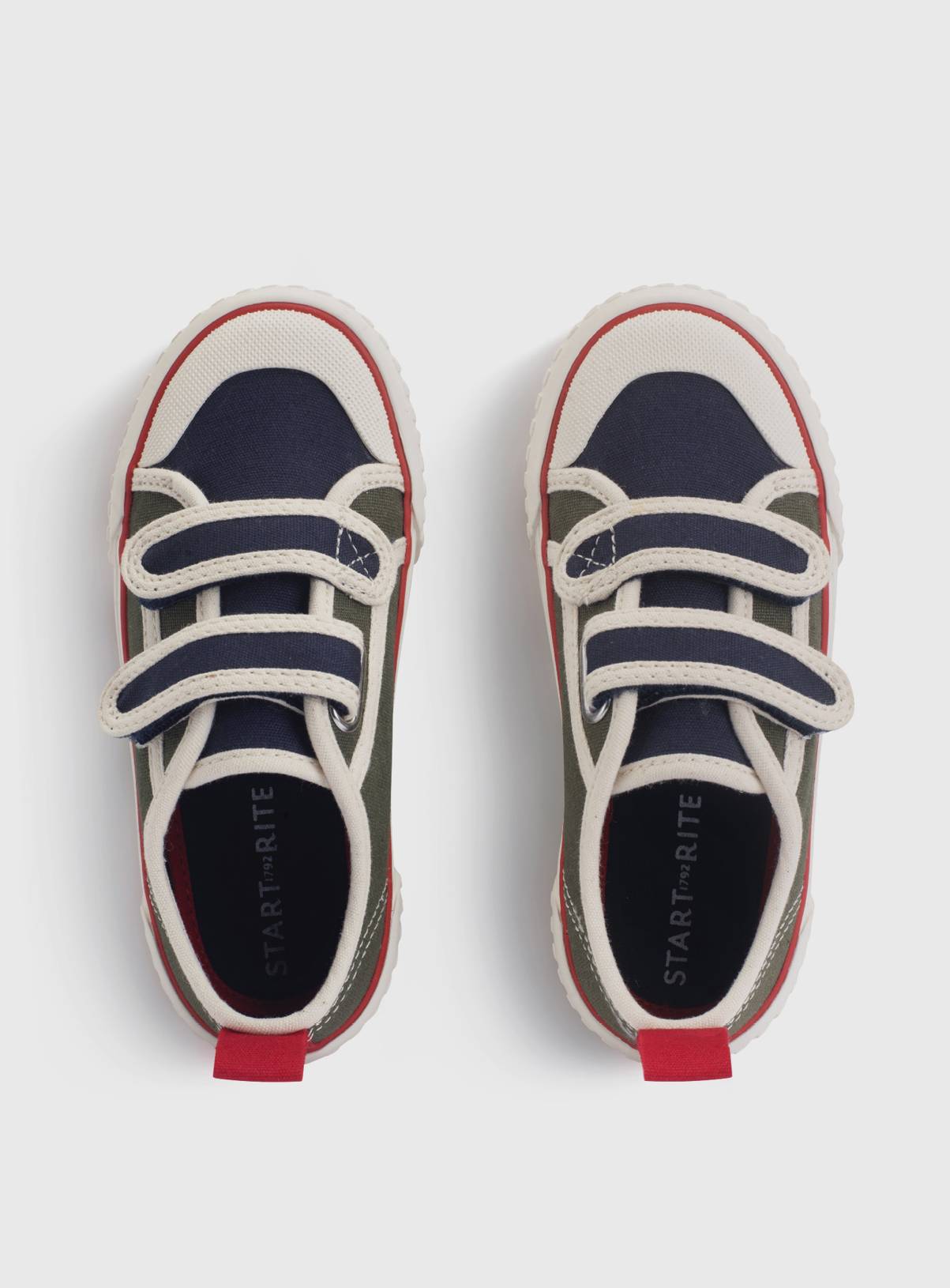 START-RITE Tide Khaki Navy Canvas 8.5 Infant - Image 3